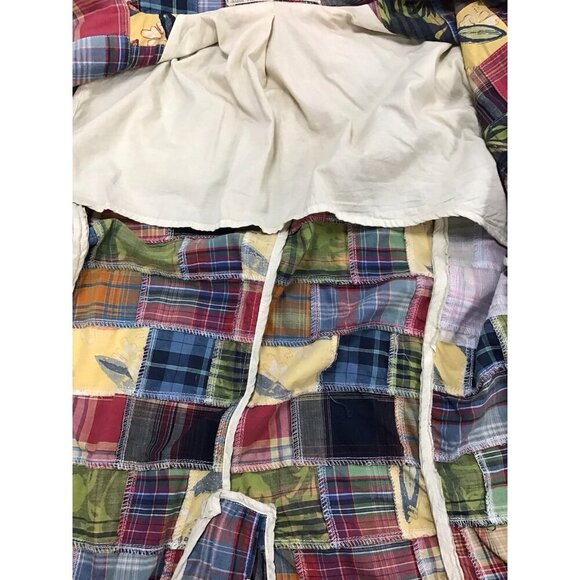 Men’s Tailor Vintage Patchwork Blazer Beach Themed Size L  🩵 - Picture 6 of 11